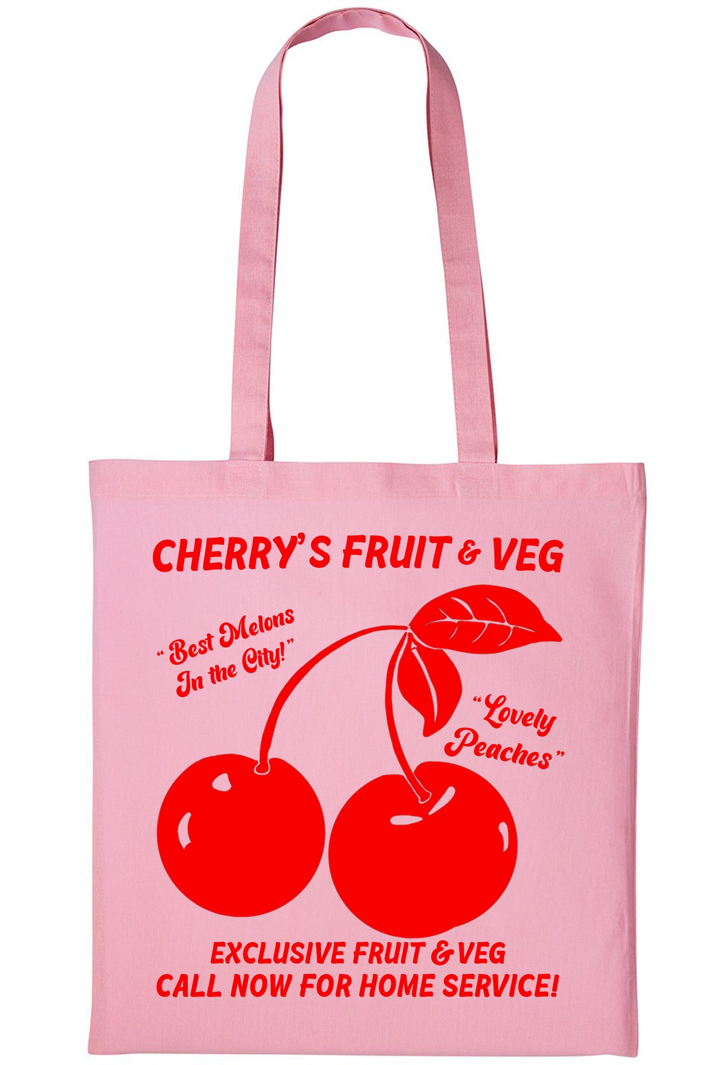 Cherry's Pink Tote Bag