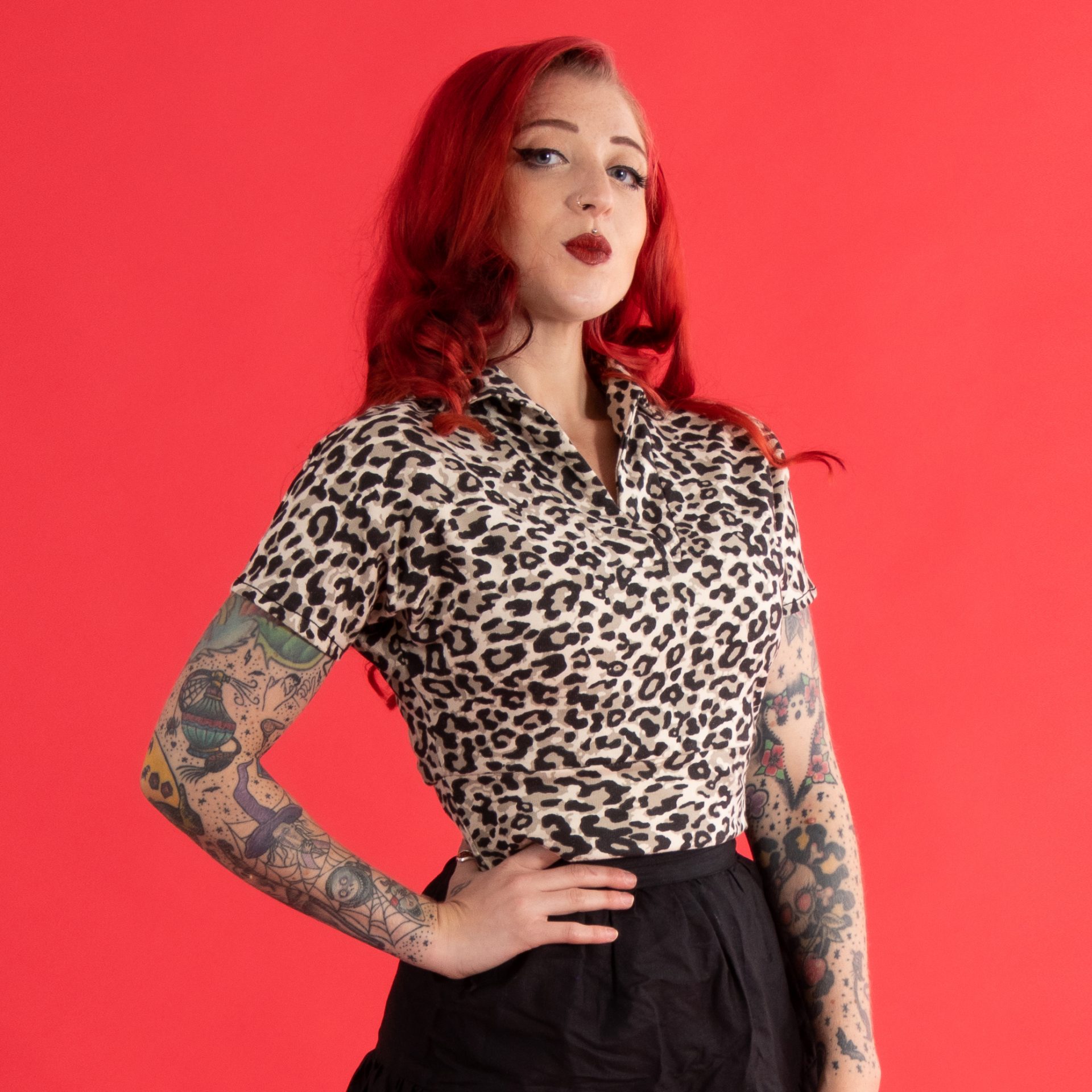 Jess Leopard Front | Leopard Print in Fashion