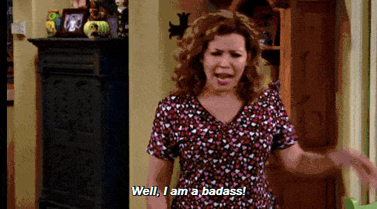 one day at a time badass gif | How to be a Badass
