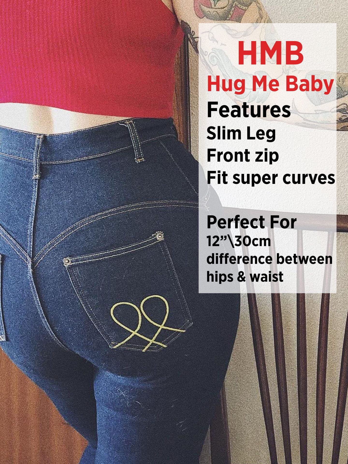 Jeans cut guide HMB | Measuring Yourself For Our Rockabilly Jeans